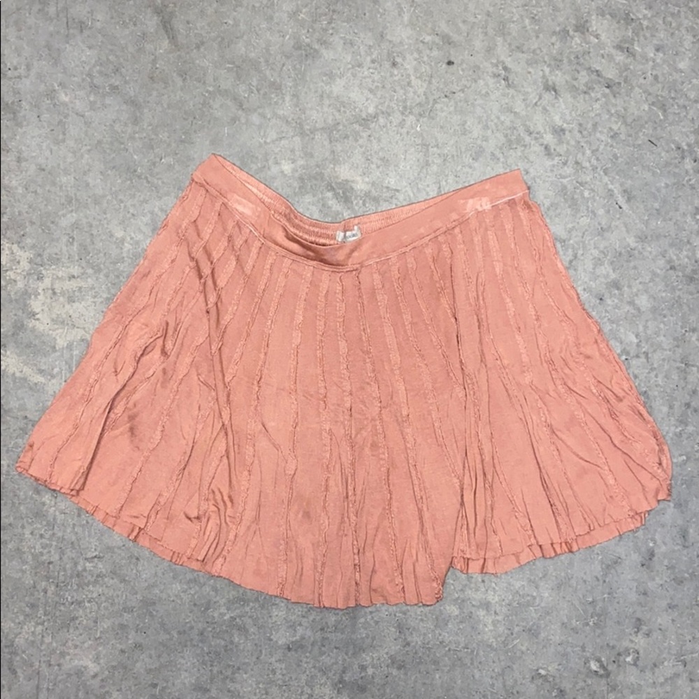 Ecote pleated mini skirt